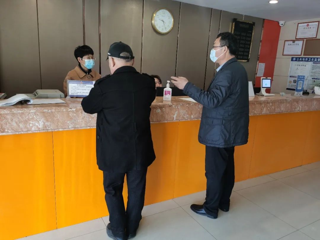 后田社区安全生产检查 助力商户网点复工复产
