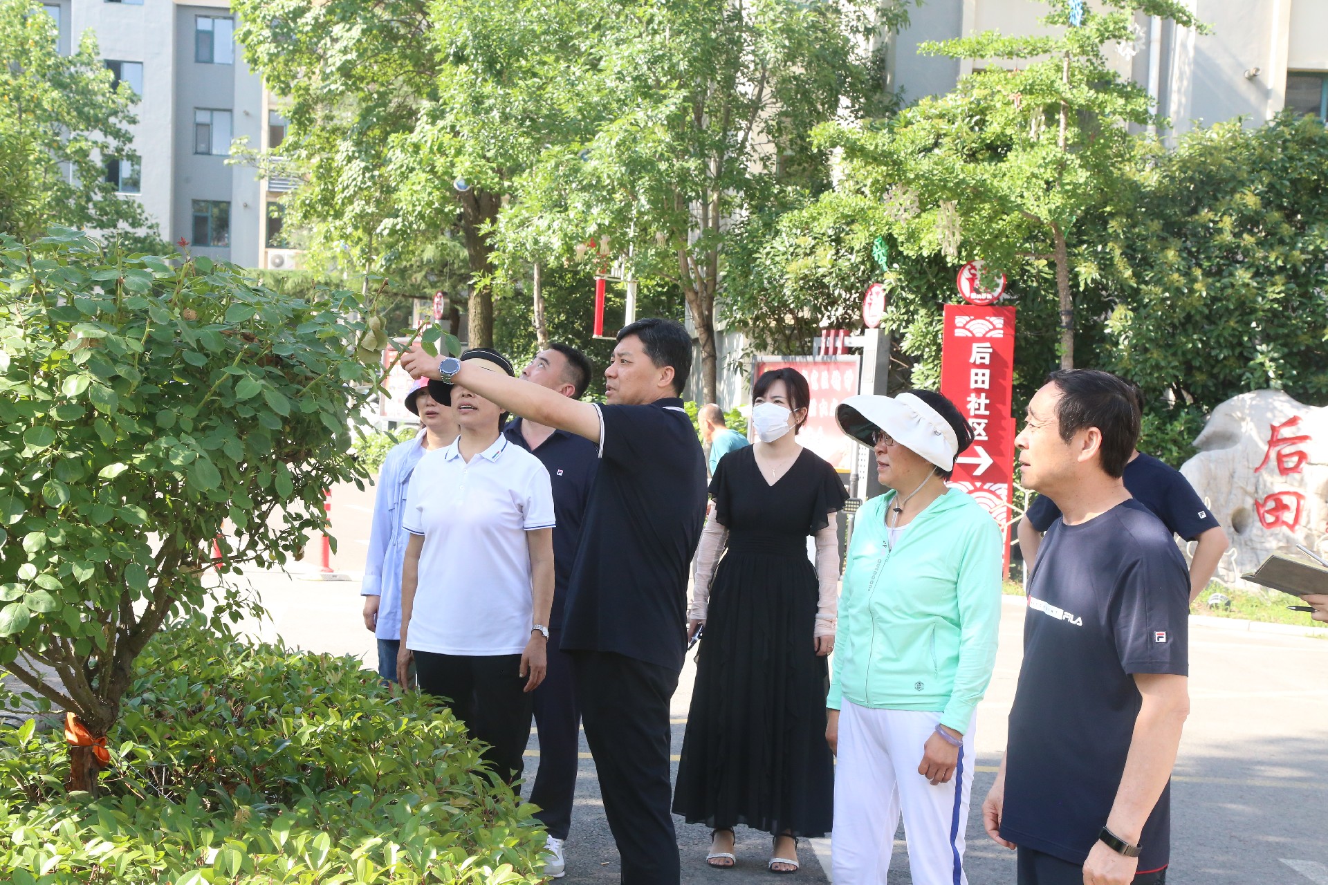 城阳街道后田社区 “现场办公” 知民情 解民忧 聚民心